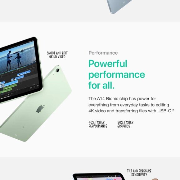 Apple iPad Air 10.9" 64GB, 2020 iPad Air 4th Generation - Excellent Condition - Picture 15 of 16